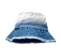 Sombrero de pescador de vaquero retro japonés para el gran alrededor del cubo, sombrero de platillo para hacer protector solar viejo y protector solar para la cara, sombrero pequeño sombrero de sol