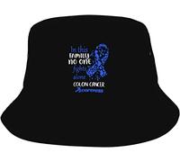 Sombrero De Pescador En Esta Familia Nadie Lucha contra El Cáncer De Colon Gorro Pescador Plegable Bucket Hat Casual Sombreros De Cubo para Verano Caza Excursionismo