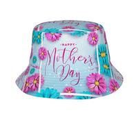 Sombrero De Pescador Feliz Día De La Madre Unisex Gorra De Pesca Moda Bucket Hat para Verano Cabezas Grandes Aire Libre