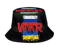 Sombrero De Pescador La Invasión Rusa De Ucrania Sombreros De Cubo Unisex Bucket Hat Cómodo Gorro Pescador para Pesca Verano Playa