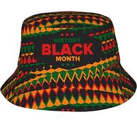 Sombrero De Pescador Mes De La Historia Negra 2023 Sombreros De Cubo Unisex Gorro Pescador Cómodo Sombreros De Sol para Pesca Verano Senderismo