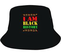 Sombrero De Pescador Mes De La Historia Negra 2023 Sombreros De Cubo Unisex Sombreros De Sol Cómodo Bucket Hat para Viaje Playa Pesca