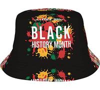 Sombrero De Pescador Mes De La Historia Negra 2023 Sombreros De Sol Cómodo Bucket Hat Colores Gorro Pescador para Pesca Excursionismo Verano