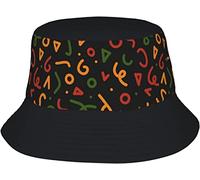 Sombrero De Pescador Mes De La Historia Negra 2023 Sombreros De Sol Plegable Sombreros De Cubo Casual Bucket Hat para Pesca Camping Caza