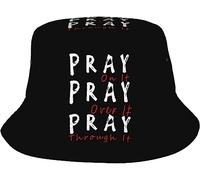 Sombrero De Pescador Ora por Ello Ora sobre Ello Ora A Través De Ello Sombreros De Sol Plegable Gorro Pescador Colores Bucket Hat para Senderismo Caza Viaje