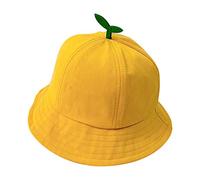 Sombrero de pescador para bebé al aire libre, gorro de sol con estampado para niños pequeños, gorras de béisbol para hombre, amarillo, Talla única