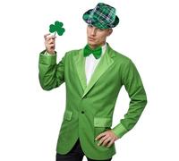 Sombrero de pescador para hombre, 62 cm, para el Día de San Patricio, estilo étnico irlandés, verde, tiempo libre, moderno, a cuadros, cómodo, festivo, para niñas, sombrero de pescador, verde, Talla
