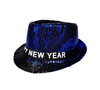 Sombrero de pescador Personalizar Sequins New Year's Jazz Hat Bucket Hat Fischer Hat Sonnenhut Hombre, azul, Talla única