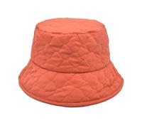 Sombrero de pescador térmico a prueba de viento Lingge de color liso para mujeres para mujeres para gordas, rojo, M