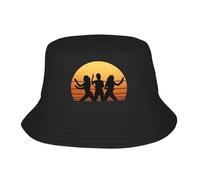 Sombrero de Pescador Unisex Charlies Angels Vintage Sunset Harajuku Gorras de Pescador para Hombres y Mujeres Sombreros de protección Solar de Moda Gorra de diseño de Personalidad