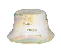 Sombrero De Pescador Versículo del Cristianismo Jesús Bucket Hat Unisex Sombrero De Cubo Plegable Gorro Pescador para Senderismo Camping Viajes