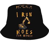 Sombrero De Pescador Yo Corro Putas por Dinero Sombreros De Sol Casual Gorro Pescador Cómodo Bucket Hat para Pesca Verano Playa