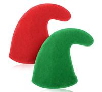 Sombrero de pitufo innovador, juego de 2 gorro de enano para adulto, hapeau de lutina de Navidad, accesorio de gnome para carnaval, disfraz divertido, perfecto para fiestas de disfraces