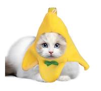 Sombrero de plátano para Gatos: Adorable Disfraz de Gato con diseño de lujos | Gorras de Gato de, Carpas de, Gorra de Vestir para Mascotas pequeñas, Ideal para Halloween, se