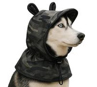 Sombrero de playa para perros - Gorra parasol ajustable con cordón - Tesa ancha para cachorros y perros de talla mediana y grande - Ideal para al aire libre, excursiones y paseos