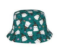 Sombrero De Playa Plegable Gorra De Playa Lindo Fantasma con Sombrero De Bruja Transpirable Sombrero De Pesca para Playa Mujer Cumpleaños