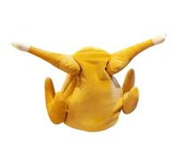 Sombrero De Pollo Sombrero De Pavo Pata Que Canta Y Se Balancea Tamaño Libre Ajustable Sombrero De Pollo Asado De Peluche Alimentado Por Batería 2 Modos Sombreros Divertidos Para Halloween Sin Batería