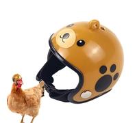 Sombrero de Pollo, Sombreros para gallinas | Sombrero de gallina con Correa Ajustable,Suministros para Mascotas, Ropa de Cabeza de Animales pequeños, Casco de Seguridad para el parakete para Loros de