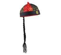 Sombrero de príncipe heredero rojo y negro