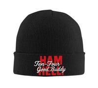 Sombrero de Punto Ham Radio Amateur Ham Hell Ten para Mujeres y Hombres Gorros de Invierno Gorros de acrílico Gorras cálidas