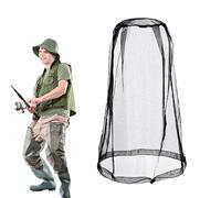 Sombrero De Red para Moscas,Sombrero De Protección contra Moscas - Red de Malla para Cabeza de Mosca, Protector para Exteriores, Sombrero de protección para el Sol, Cubierta Facial de Malla TR