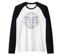 Sombrero de Rock sureño de Lynyrd Skynyrd con Logotipo Plateado de los 70 Camiseta Manga Raglan