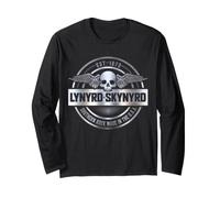 Sombrero de Rock sureño de Lynyrd Skynyrd con Logotipo Plateado de los 70 Manga Larga