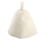 Sombrero de Sauna de fieltro de lana para hombre y mujer, gorro de Sauna Beige, suave, grueso, cómodo, protección contra el calor, baño humeante, cabaña de Sauna rusa Banya,
