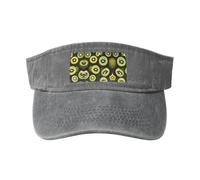 Sombrero de sol con estampado de kiwi verde, moderno y versátil, unisex, un artículo imprescindible para deportes al aire libre, viajes, uso diario