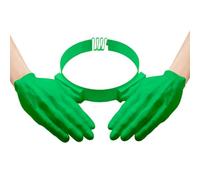 Sombrero de sol con forma de mano, divertido sombrero, protección contra la luz solar con correa ajustable, tela transpirable y construcción ligera para playa, viajes, escuela, ciclismo, madre, verde