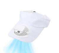 Sombrero de Sol con Ventilador, Sombrero de Ventilador de Carga USB Ajustable, Ropa de Camping y Accesorios para Senderismo, Golf, siega, Trabajo, siega, jardín, Vacaciones, Camping, Correr