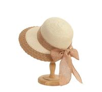 Sombrero de sol de ala ancha para mujer, plegable, ajustable, sombrero de playa de paja para verano, sombrero de sol, sombrero de paja para mujer, sombrero de paja plegable, sombrero de playa de