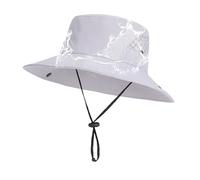 Sombrero de sol genérico, gorra UPF50+ para hombre con protección solar | Cubre cabeza plegable con cordón elástico para jardinería, playa, senderismo, trabajo abuelos mujeres viaje camping, gris