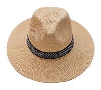 Sombrero de Sol Mujer Hombres con Cierre Ajustable Sombreros Ligera Absorbe el Sudor Visor Cap Floppy Roll Up Clásica Gorra Senderismo Bucket Unisex Hat (Beige, One Size)