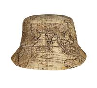 Sombrero De Sol Mundo De La Ciencia Cuerda De Brújula Vintage Sobre Mapa