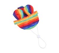 Sombrero de sol para mascotas, colorido y ligero, para ajuste de defensa solar, sombrero de perro con ventilación de orejas para mascotas con rejillas de ventilación