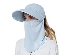 Sombrero de Sol para Mujer Portátil Protección Solar Sombreros Ligero Transpirable Visor Cap Floppy Roll Up Clásica Gorra Playa y Bodas Unisex Hat (Blue, One Size)