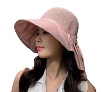 Sombrero de sol para mujer, sombrero de , ala ancha, transpirable, para verano, protección UV, para , ciclismo de montaña, rosa