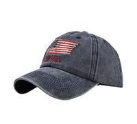 Sombrero de sol para mujer y hombre, bordado de estrellas, de algodón, gorra de béisbol, sombrero ajustable, gorras gigantes sabias, marine, Talla única