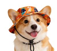 Sombrero De Sol Para Perros Y Gatos Visera Protectora UV - Gorra Playera Transpirable Cúpula Agujeros Orejas | Gorro Ventilado Ligero Cachorros Razas Pequeñas | Accesorio Viaje Exterior Playa Paseos P