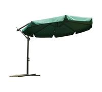 Sombrero de sol plegable para jardín 8 segmentos Verde 350cm