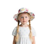 Sombrero de sol plegable para niños, de ala ancha, con bonito estampado, ligero, transpirable, para exteriores, para edades de uno a ocho años, sombrero de vacaciones, sombrero de verano Fedora Park