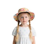 Sombrero de sol plegable para niños, de ala ancha, con bonito estampado, ligero, transpirable, para exteriores, para edades de uno a ocho años, sombrero de vacaciones, sombrero de verano Fedora Park