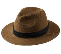 Sombrero de sol tejido transpirable for mujer, ala ancha, accesorio de playa de verano, banda interior ajustable, ideal for fiestas en el jardín, ligero, ideal for viajes y como compañero de paseo cos