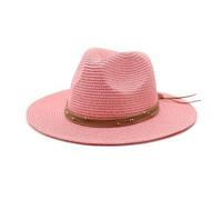 Sombrero de sol tejido transpirable for mujer, ala ancha, accesorio de playa de verano, banda interior ajustable, ideal for fiestas en el jardín, ligero, ideal for viajes y como compañero de paseo cos