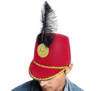 Sombrero de soldado cascanueces para cosplay, accesorios de ropa para mujer, sombrero de cascanueces | Festival Carnaval ceremonial desgaste vacaciones eventos diarios viajes otoño disfraz tocado para