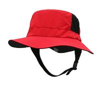 Sombrero de surf con correa para la barbilla: sombrero de pescador para hombres y mujeres, ideal para surf, navegación y deportes acuáticos, rosso, Talla única