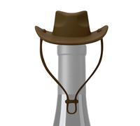 Sombrero de tapón de vino hermético, reutilizable, decorativo