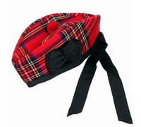 Sombrero de tartán escocés Glengarry | Gorra militar escocesa | Elegancia tradicional escocesa | Gorra de tartán Piper Bonnet Kilt, Stewart Royal, 56