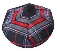 Sombrero de tartán escocés Tam O' Shanter Tartán Tammy Bonnet Boina Balmoral | Lana acrílica Tartán Tammie en varios tartanes, Spirit of the Highlander, Talla única